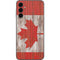 Canadian Flag Dark Wood Galaxy A14 5G Skin